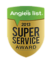 Angies List Super Service Award Winner 2013